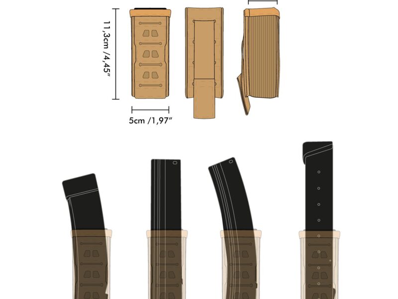 EVO Mag Pouch Tan - Image 4