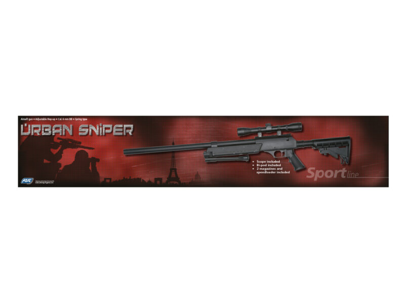 ASG Urban sniper rifle, spring, black - Image 3