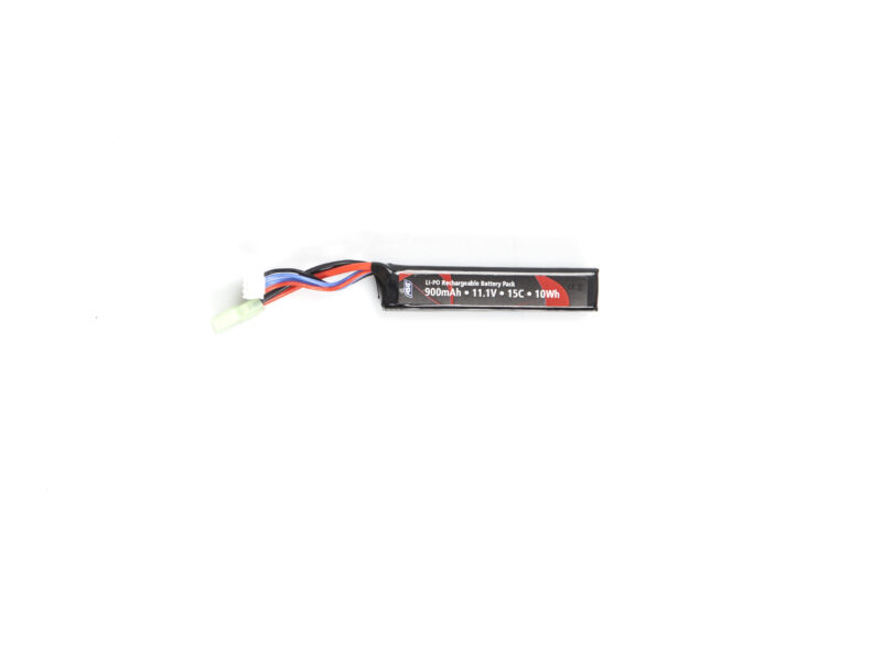 Stock Tube Battery Lipo 11.1V 900mah 15C